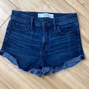 Distressed A & F Shorts